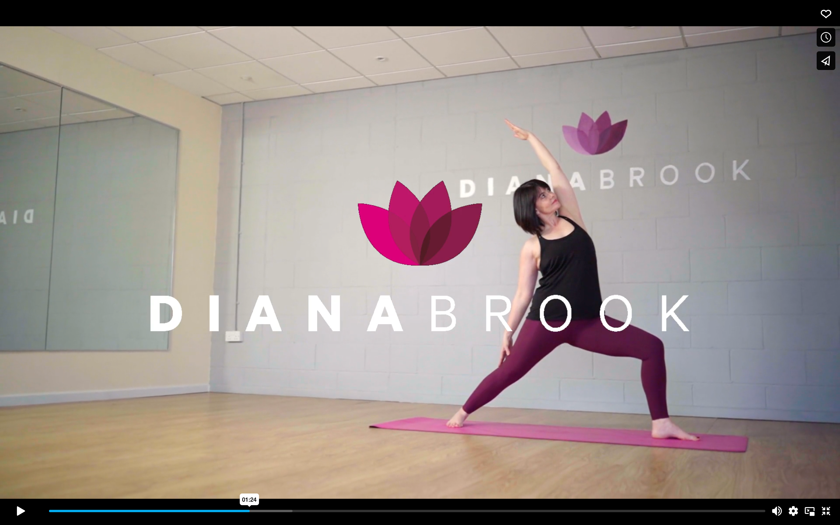 Diana Brook Yoga pose